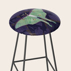 Night Trellis (Luna Moth) Stool Gallery Image 2