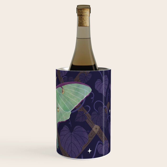 Night Trellis (Luna Moth) Wine Chiller Gallery Image 3