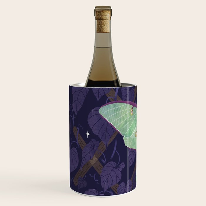 Night Trellis (Luna Moth) Wine Chiller Gallery Image 2