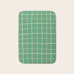 Green Check Bath Mat Gallery Image 1