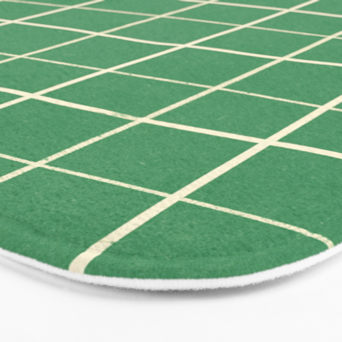 Green Check Bath Mat Gallery Image 3