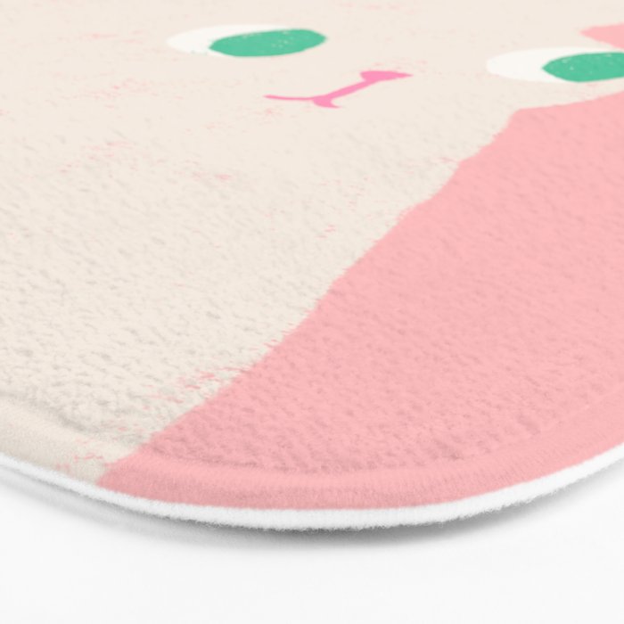 Bunny x Pink Bath Mat Gallery Image 3