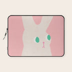 Bunny x Pink Laptop Sleeve Gallery Image 1
