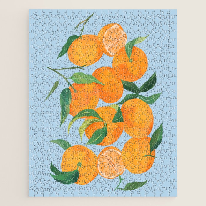Fresh Tangerine Jigsaw Puzzle Gallery Image 1
