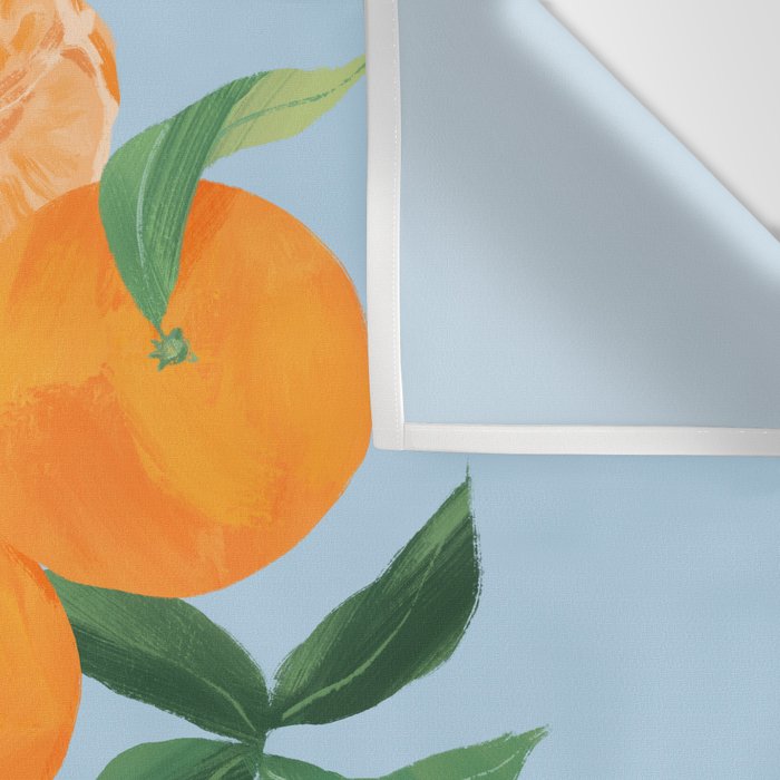 Fresh Tangerine Wall Tapestry Gallery Image 3