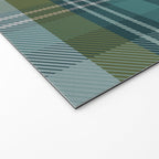 Tartan Plaid - Green, Blue and Pink Welcome Mat Gallery Image 2