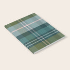 Tartan Plaid - Green, Blue and Pink Notebook Gallery Image 2