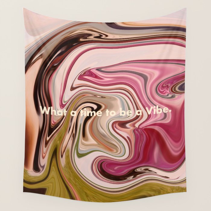 Groovy Vibes Only Wall Tapestry Gallery Image 1