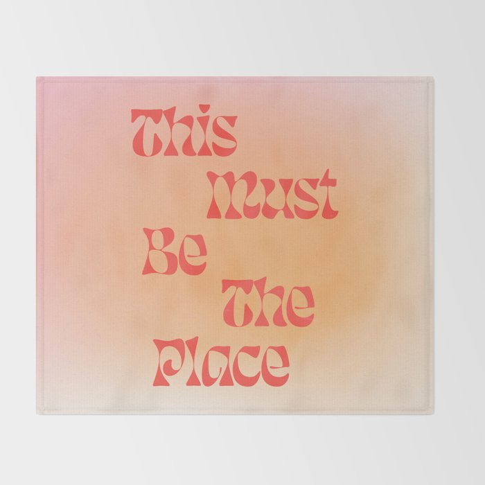 This Must Be The Place: Gradient Edition Throw Blanket Gallery Image 2
