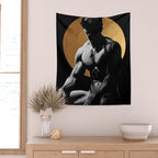 Luminosity of Apollo (gold doesn't print shiny) Wall Tapestry Gallery Image 2