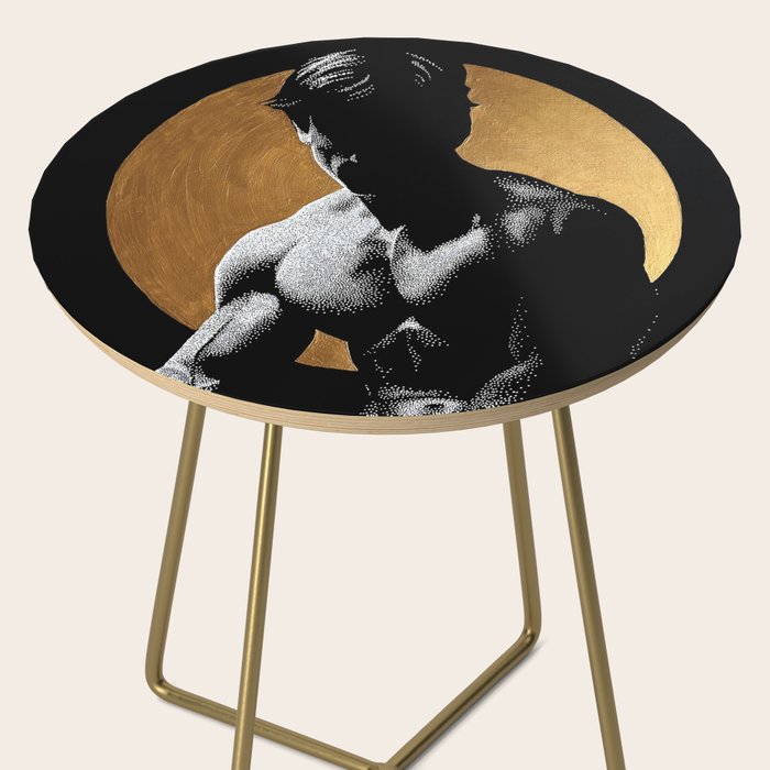 Luminosity of Apollo (gold doesn't print shiny) Side Table Gallery Image 2