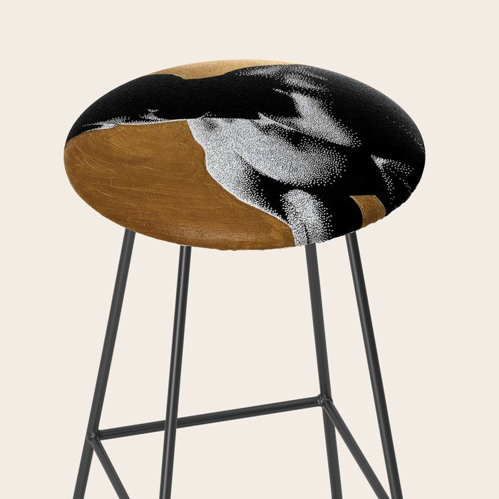 Luminosity of Apollo (gold doesn't print shiny) Stool Gallery Image 2