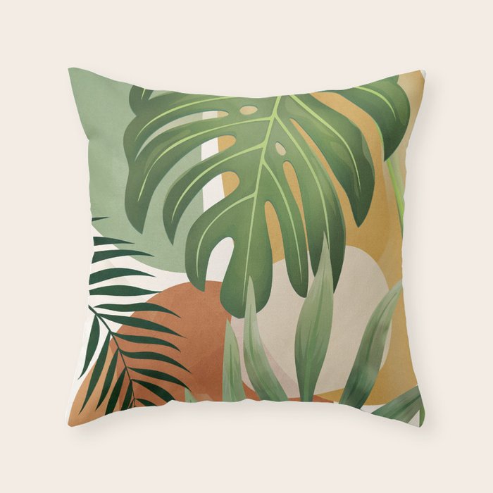 Tropic Moment 1 Throw Pillow Gallery Image 6