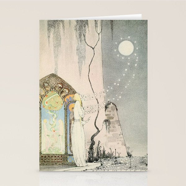 Art by Kay Nielsen from "East of the Sun and West of the Moon" (1914) Stationery Card Gallery Image 1