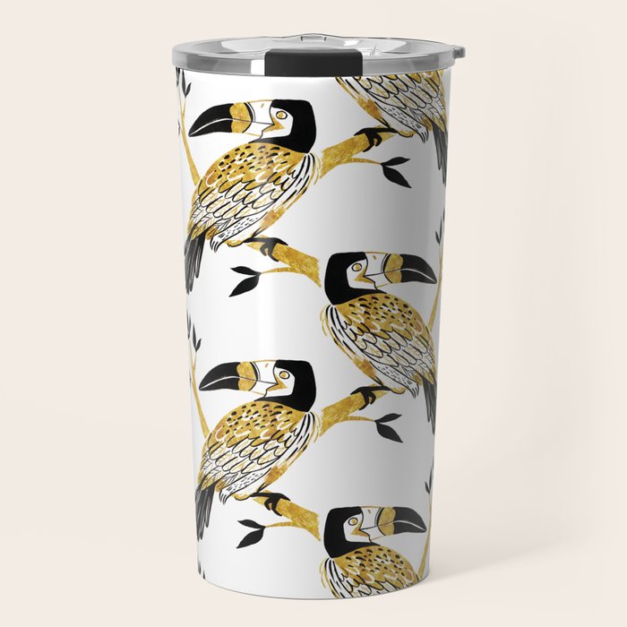 Golden Toucan Travel Mug