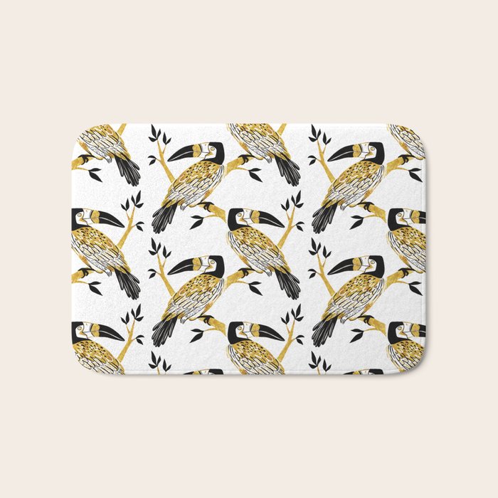 Golden Toucan Bath Mat Gallery Image 1