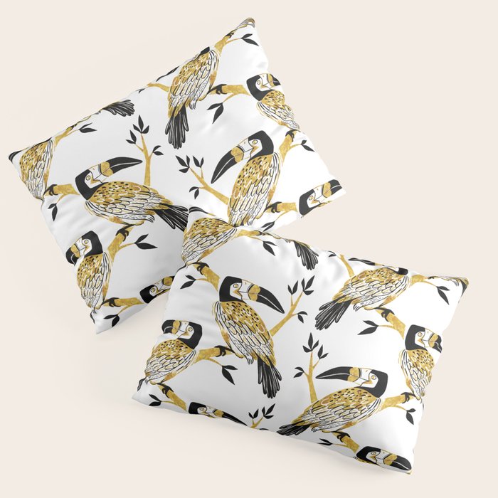 Golden Toucan Pillow Sham Gallery Image 3