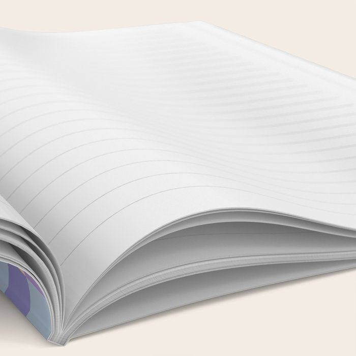 Checkered Multicolor Pattern XXXV Colorful 90s Notebook Gallery Image 2