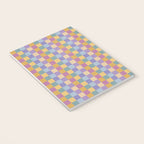 Checkered Multicolor Pattern XXXV Colorful 90s Notebook Gallery Image 3