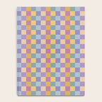 Checkered Multicolor Pattern XXXV Colorful 90s Notebook Gallery Image 4