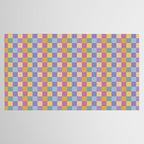 Checkered Multicolor Pattern XXXV Colorful 90s Tablecloth Gallery Image 2
