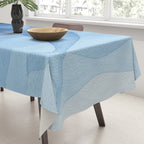 Whale blue ocean Tablecloth Gallery Image 3
