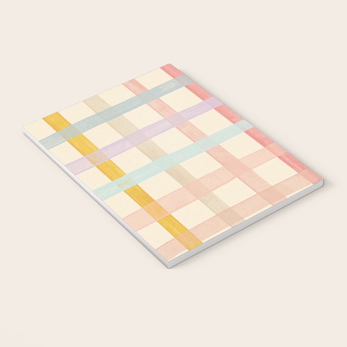 Pastel plaid Notebook Gallery Image 3