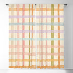 Pastel plaid Window Curtain Gallery Image 5