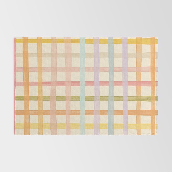 Pastel plaid Rug Gallery Image 2