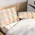 Pastel plaid Pillow Sham Gallery Image 2