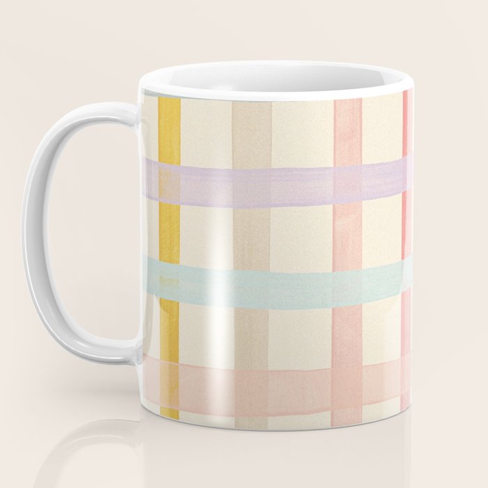 Pastel plaid Coffee Mug Gallery Image 3