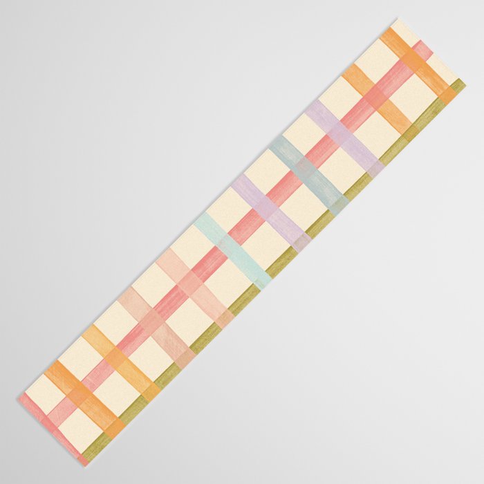 Pastel plaid Table Runner Gallery Image 3