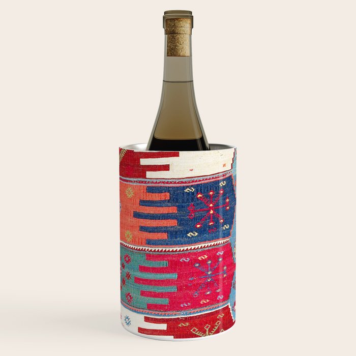 Kurdish Malatya East Anatolian Saf Kilim Print Wine Chiller Gallery Image 3