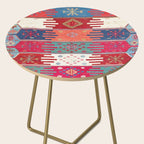 Kurdish Malatya East Anatolian Saf Kilim Print Side Table Gallery Image 2