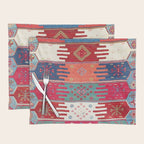 Kurdish Malatya East Anatolian Saf Kilim Print Placemat Gallery Image 1