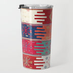 Kurdish Malatya East Anatolian Saf Kilim Print Travel Mug Gallery Image 3