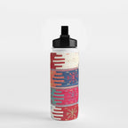 Kurdish Malatya East Anatolian Saf Kilim Print Water Bottle Gallery Image 2