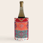 Kurdish Malatya East Anatolian Saf Kilim Print Wine Chiller Gallery Image 1