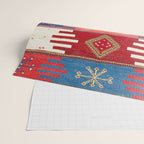 Kurdish Malatya East Anatolian Saf Kilim Print Wrapping Paper Gallery Image 2
