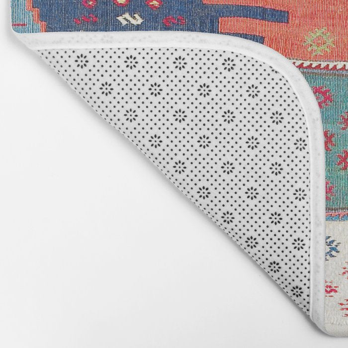 Kurdish Malatya East Anatolian Saf Kilim Print Bath Mat Gallery Image 2