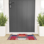Kurdish Malatya East Anatolian Saf Kilim Print Welcome Mat Gallery Image 3
