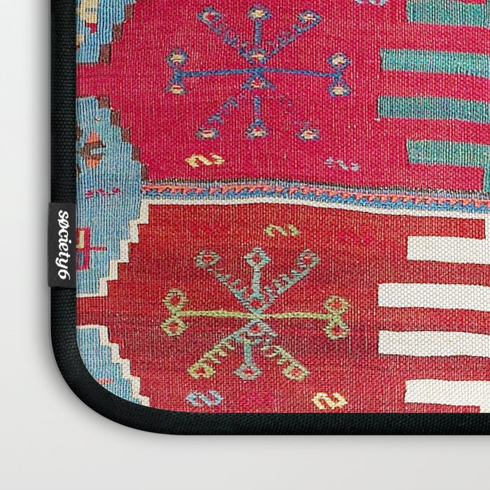 Kurdish Malatya East Anatolian Saf Kilim Print Laptop Sleeve Gallery Image 3