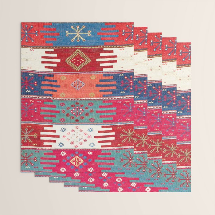 Kurdish Malatya East Anatolian Saf Kilim Print Wrapping Paper Gallery Image 3