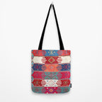 Kurdish Malatya East Anatolian Saf Kilim Print Tote Bag Gallery Image 2