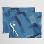 Peckham Blue Abstract Map Placemat Gallery Image 1