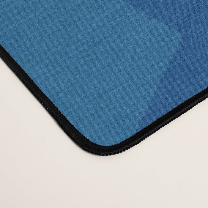 Peckham Blue Abstract Map Desk Mat Gallery Image 4