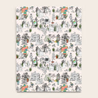 Toile de Jouy modern Notebook Gallery Image 4