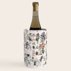 Toile de Jouy modern Wine Chiller Gallery Image 1