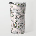 Toile de Jouy modern Travel Mug Gallery Image 3