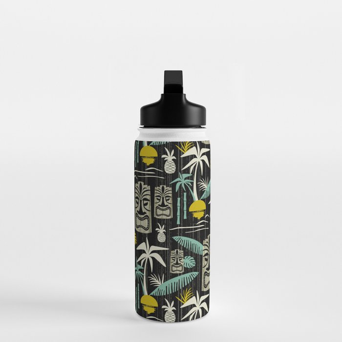 Island Tiki - Black Water Bottle Gallery Image 3